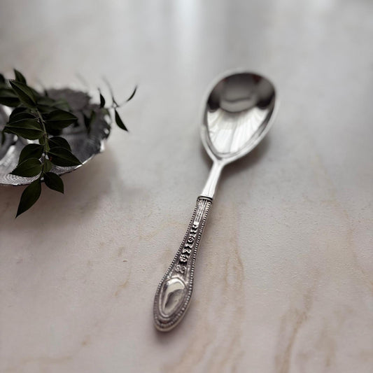 Argento Hane Heritage Classic Gümüş Kaplama Servis Kaşığı - 26cm